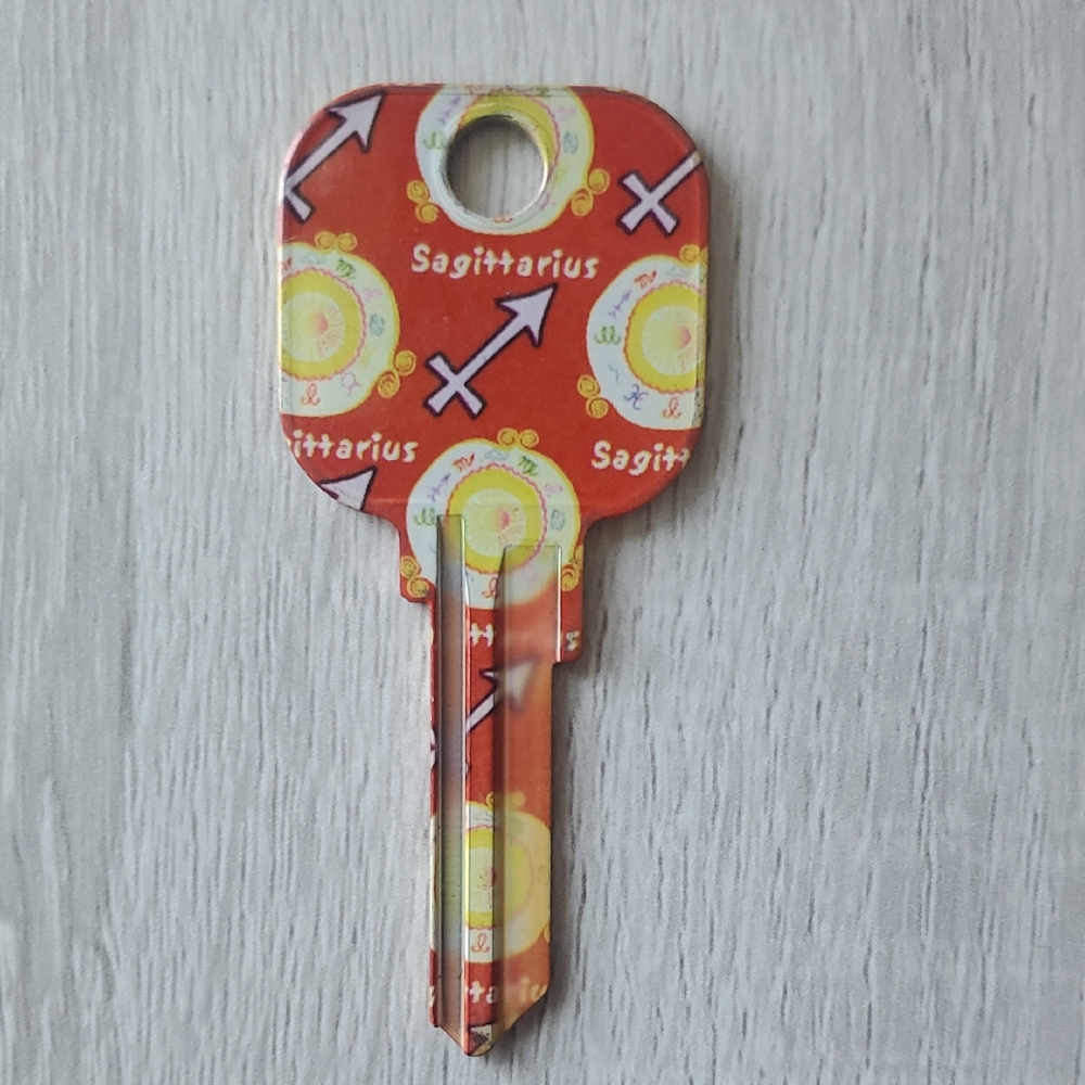 Sagittarius Zodiac Key Blank